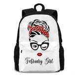 February Girl Large Capacity Backpack Laptop Travel Bags