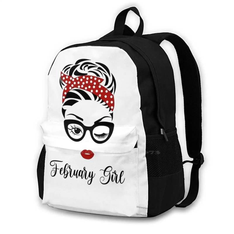 February Girl Large Capacity Backpack Laptop Travel Bags