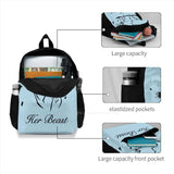 Her Beast Bags Travel Laptop Backpack Beauty And Beast