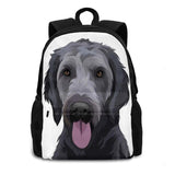 Cute Dog Doodle Backpack Schoolbag