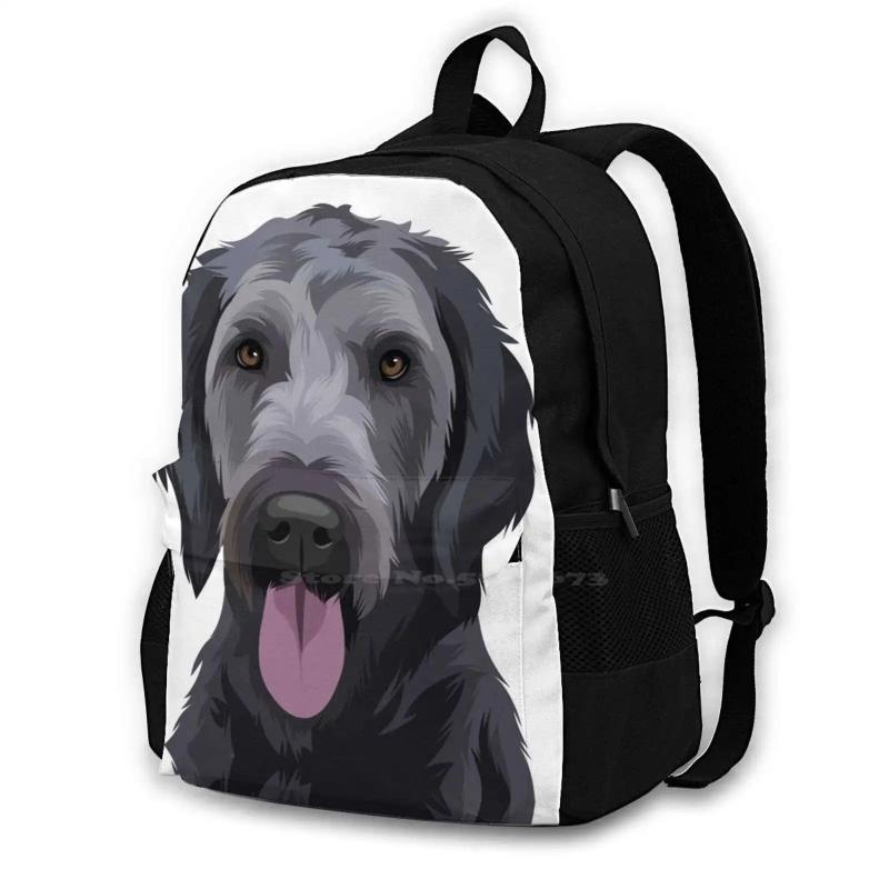 Cute Dog Doodle Backpack Schoolbag