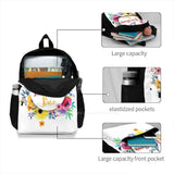 Pumpkin Spice And Everything Nice Backpack For Student School Laptop Travel Bag