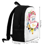 Pumpkin Spice And Everything Nice Backpack For Student School Laptop Travel Bag