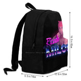80S Travel Laptop Bagpack Bags Gachimuchi Stripper Jacked Chad Red Bandana