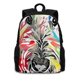 Artistic Puppy Love Colorful Backpack Doodle Poodle Dog Breed