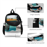 Dark Crow Mystery Backpack Nature Background Effect