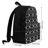 Mothman Pattern Backpack Laptop 15 Inch Cryptid Cryptozoology