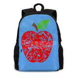 Swirly Fruit Green Pattern Backpack for Men Women