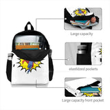 Superhero Nurse Female Caucasian Dark Arrivals Satchel Schoolbag