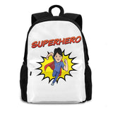 Superhero Nurse Female Caucasian Dark Arrivals Satchel Schoolbag