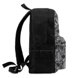 Skull School Bag Big Capacity Backpack Laptop 15 Inch Pirate Caribbean Pirates