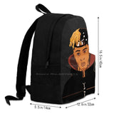 Rapper Hip Hop School Bags for Women Men Teens Laptop Travel