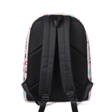 Pink Flamingo School Backpack for Teenage Girls Waterproof Knapsack