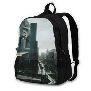 King Kong Banana Town Large Capacity Backpack