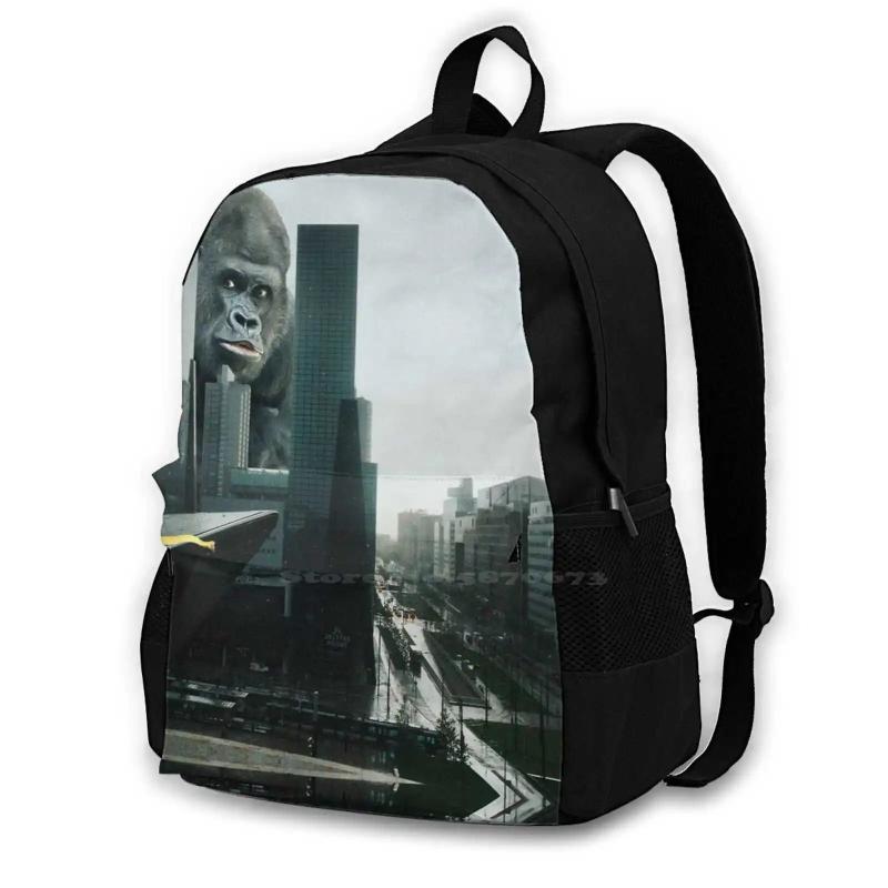 King Kong Banana Town Large Capacity Backpack