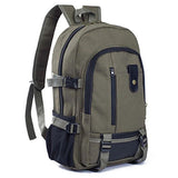 Canvas Backpack Mountaineering Bag Large Capacity Computer Bag