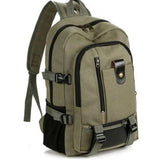 Canvas Backpack Mountaineering Bag Large Capacity Computer Bag