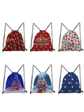 Christmas Snowflake Gift Shoe Pocket Big Capacity Travel Bag