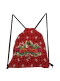Christmas Snowflake Gift Shoe Pocket Big Capacity Travel Bag