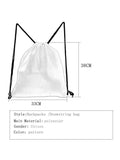 Halloween Skull Shoe Bag Soft Travel Handbag