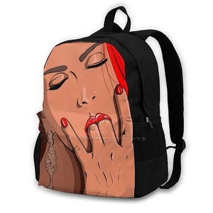 Fingers Travel Laptop Bagpack Bags Fingers... Wank Erotic Art
