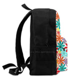Floral Pattern Backpacks Bag - Colorful Design