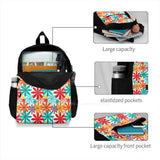 Floral Pattern Backpacks Bag - Colorful Design