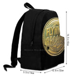 Flynn's Arcade Token Bags Backpacks Tron Movie 1980S Cult Movie Video Game Retro