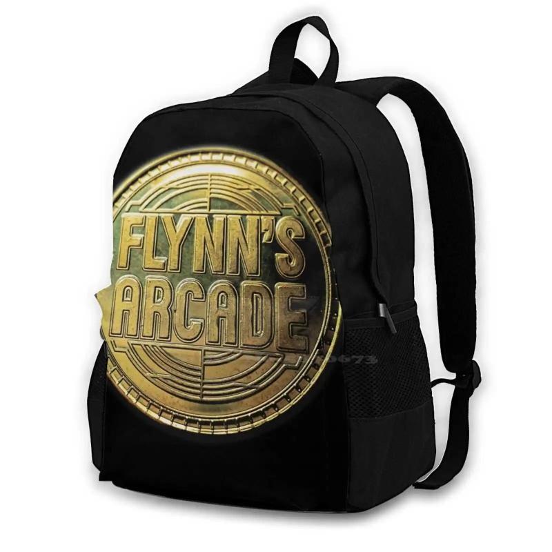 Flynn's Arcade Token Bags Backpacks Tron Movie 1980S Cult Movie Video Game Retro