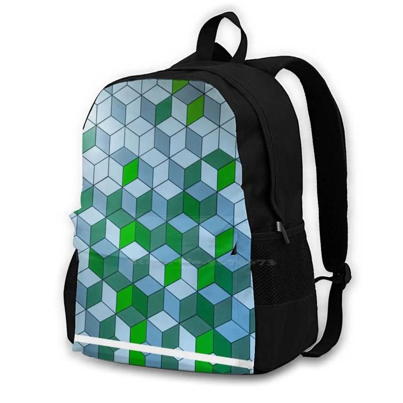 Geometric Abstract Modern Pattern Backpack