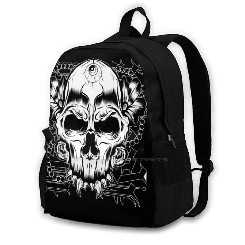 Skull School Bags For Teenage Girls Travel Bags