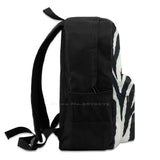 Leopard Print And Wolves Satchel Schoolbag Backpack