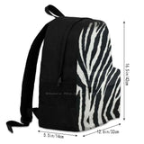 Leopard Print And Wolves Satchel Schoolbag Backpack