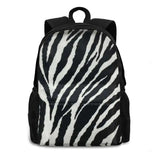 Leopard Print And Wolves Satchel Schoolbag Backpack