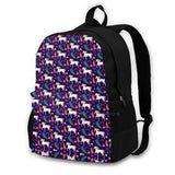Unicorn And Flowers Laptop School Bag Magical Unicorns