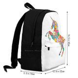 Unicorn School Bags For Teenage Girls Laptop Travel Bags