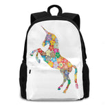Unicorn School Bags For Teenage Girls Laptop Travel Bags