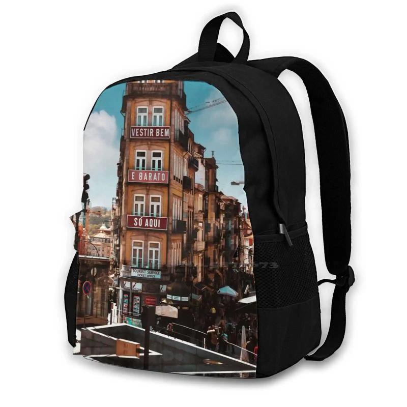 Vintage Postage Bag Backpack Lisbon Portugal Soccer