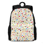 Colorful Flowers Backpack for Men Women Girls Teenage