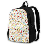 Colorful Flowers Backpack for Men Women Girls Teenage