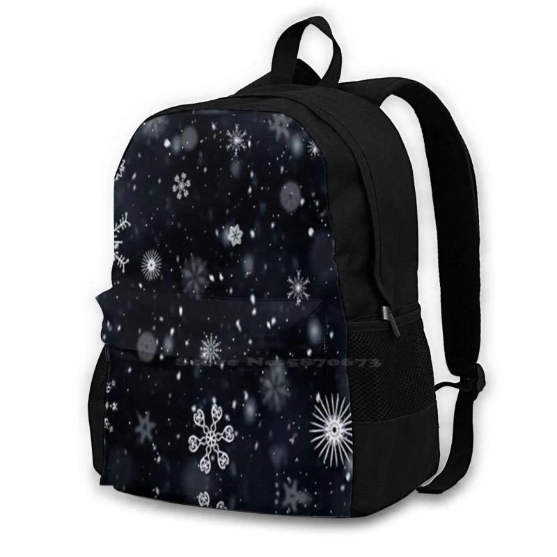Christmas Large Capacity Backpack Laptop Travel Bags