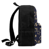 Unicorn Stars Navy Metallic School Bag Backpack Laptop 15 Inch