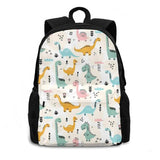 Dino Cartoon Backpack For School Travel Laptop Bag