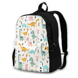 Dino Cartoon Backpack For School Travel Laptop Bag