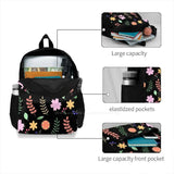 Hazel Berry Pattern School Bags For Teenage Girls Laptop Travel Bags