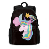 Unicorn Star Half Moon Backpacks For Women