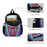 Grey Large Capacity Backpack Laptop Travel Bags