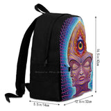 Grey Large Capacity Backpack Laptop Travel Bags