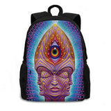 Grey Large Capacity Backpack Laptop Travel Bags