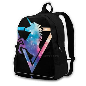 Galaxy Unicorn School Bags For Teenage Girls Laptop Travel Bags